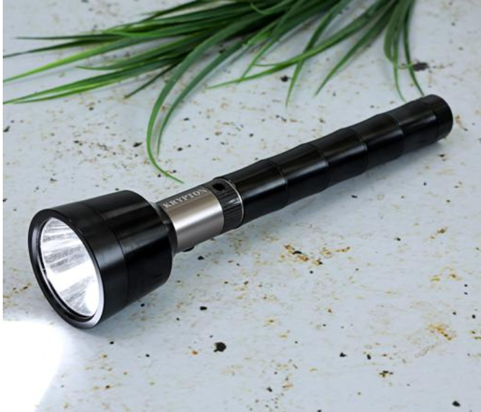 Krypton KNFL5150 Rechargeable Flash Light Premium Series Black 4 in UAE