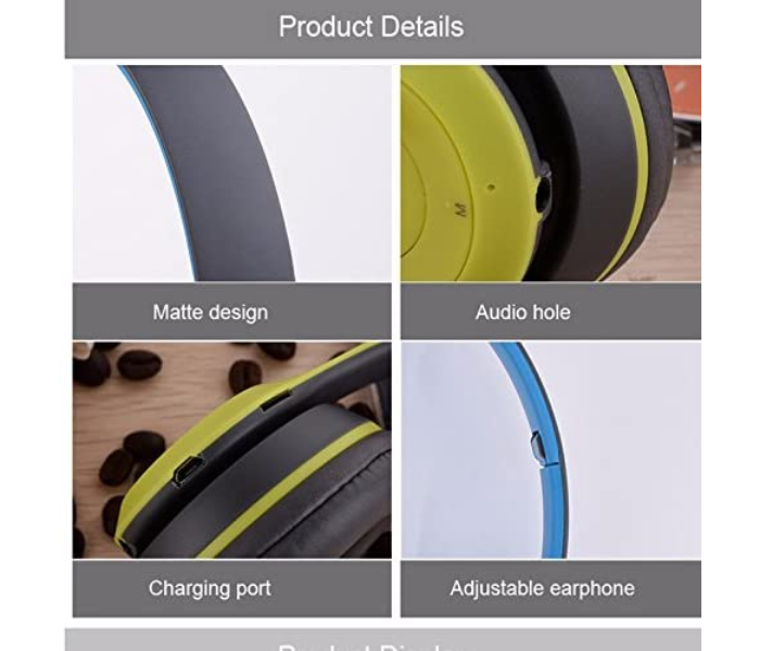 Generics P47 Wireless Bluetooth Foldable Headset - Black 2 in UAE