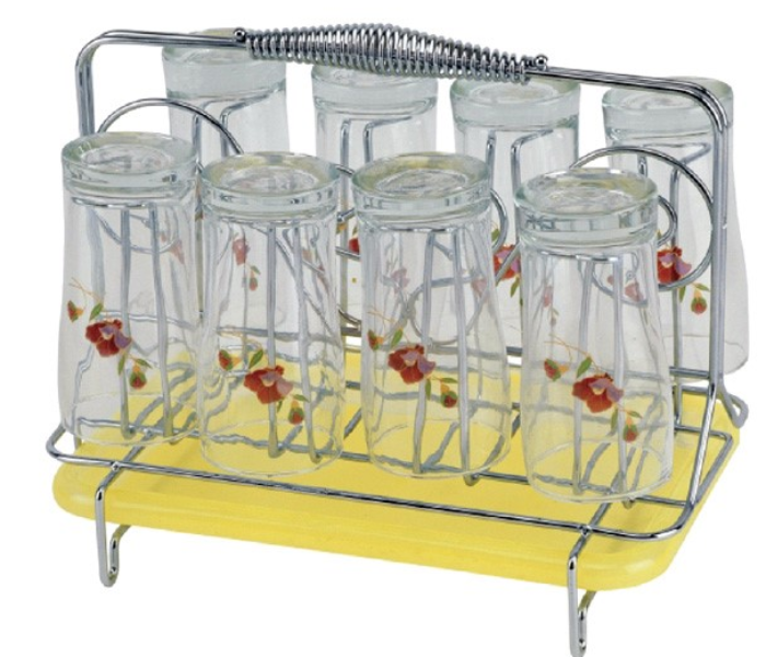 Royalford RF1155GH 8 Glass Holder - Silver 1 in UAE