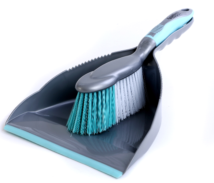 Royalford RF2367-DPW/B Dust Pan & Brush - Grey 1 in UAE