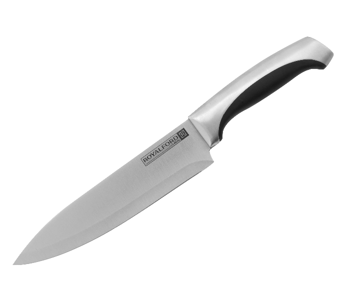 Royalford RF1801-CK 8-inch Chef Knife - Silver 2 in UAE