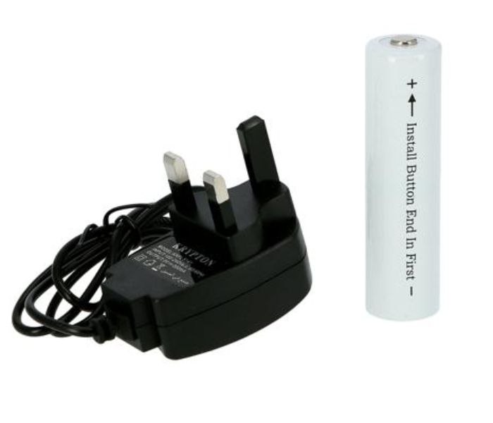 Krypton KNFL5040 4-in-1 Rechargeable LED Flash Light - Black 3 in UAE