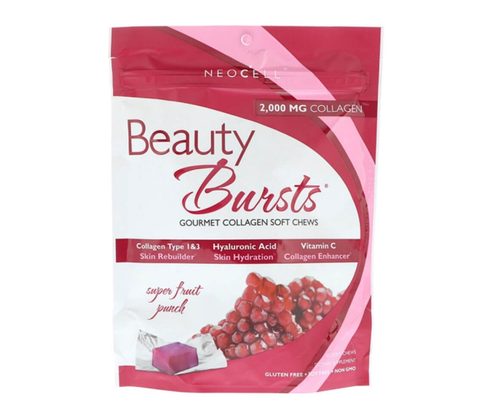 Neocell 2000 mg 60 Soft Chews Beauty Bursts Gourmet Collagen Soft Chews - Super Fruit Punch 1 in UAE