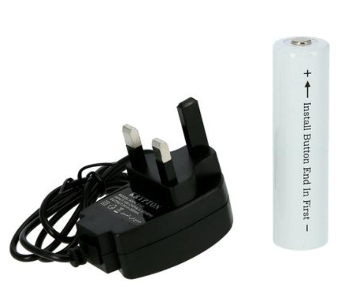 Krypton KNFL5039 3-in-1 Rechargeable LED Flash Light - Black 3 in UAE
