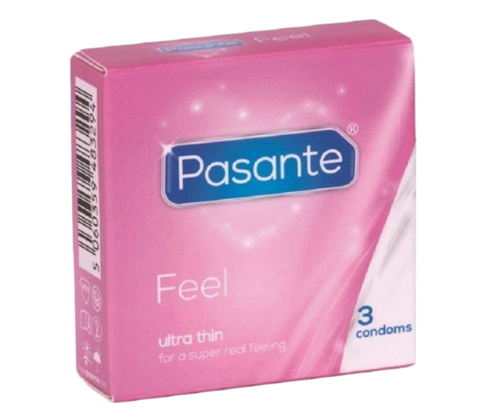 Pasante 3-Piece Feel Ultra Thin Condom Set 1 in UAE