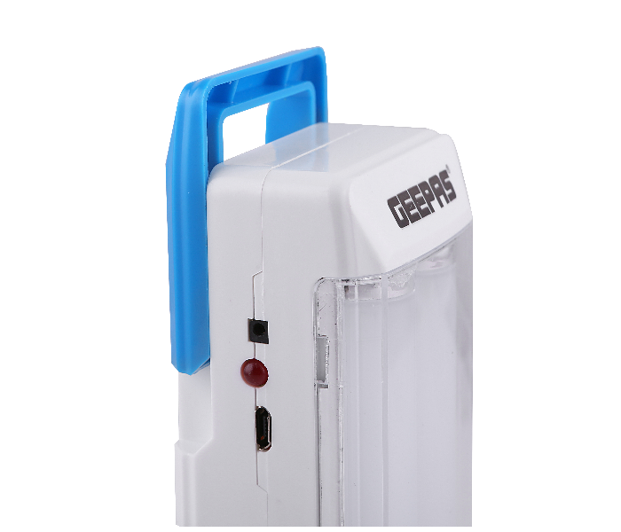 Geepas GE53013 18 Watt Rechargeable LED Emergency Lantern - White 5 in UAE