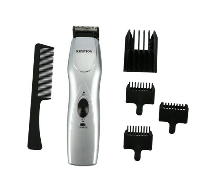 Krypton KNTR5301 Rechargeable Hair Clipper - Silver 3 in UAE