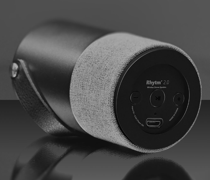 Blue Digit Rhythm 2.0 Wireless Bluetooth Speaker - Black 1 in UAE