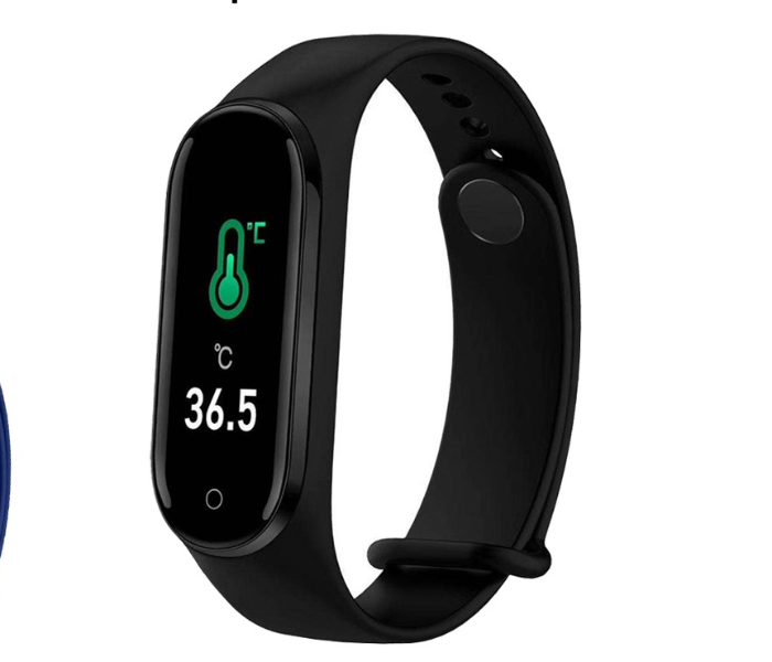 ZEN M4Pro Smart Bluetooth Sports Bracelet Fitness Band with Heart Rate Monitor for Android and iOS - Black 1 in UAE