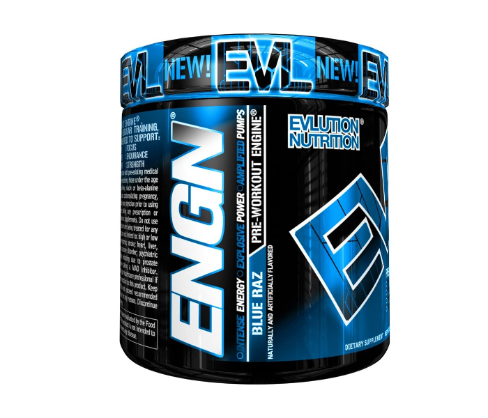 Evlution Nutrition Pre Workout Powder - Blue Raz 1 in UAE