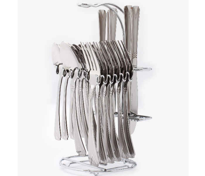 Royalford RF2088-CS24 24 Pieces Cutlery Set - Silver 1 in UAE