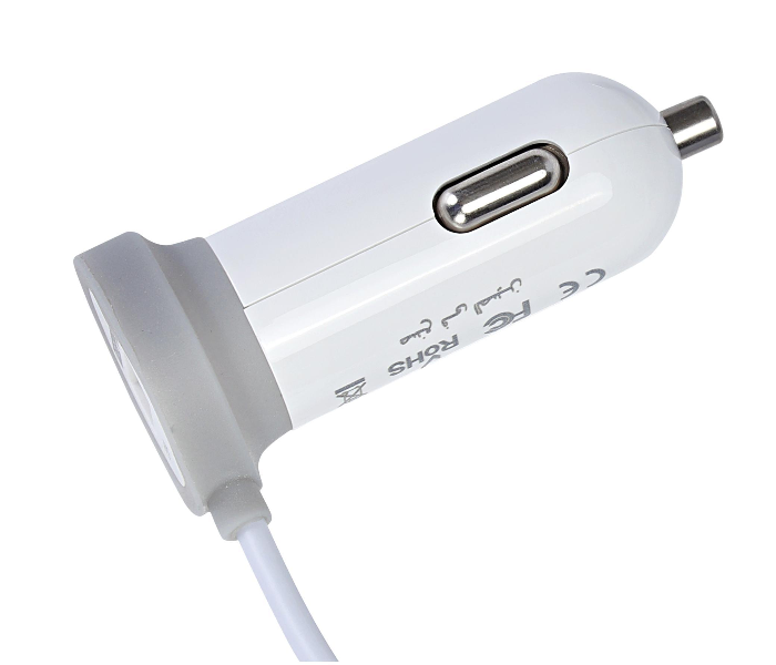 Geepas GCC1958 Car Charger - White 2 in UAE