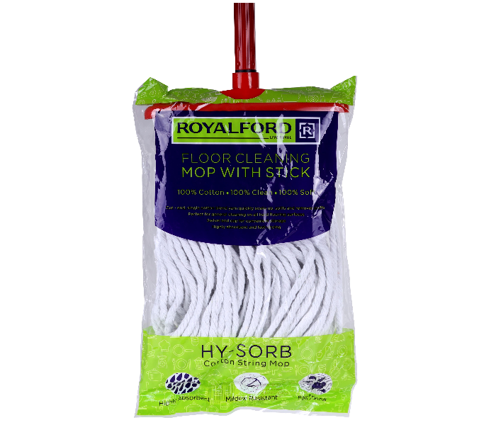 Royalford RF1507FW/S Floor Mop with Stick - Red 2 in UAE