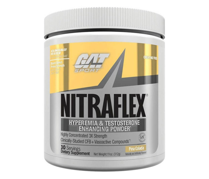 GAT Clinically Tested Nitraflex Testosterone Enhancing Pre Workout - Pina Colada 1 in UAE