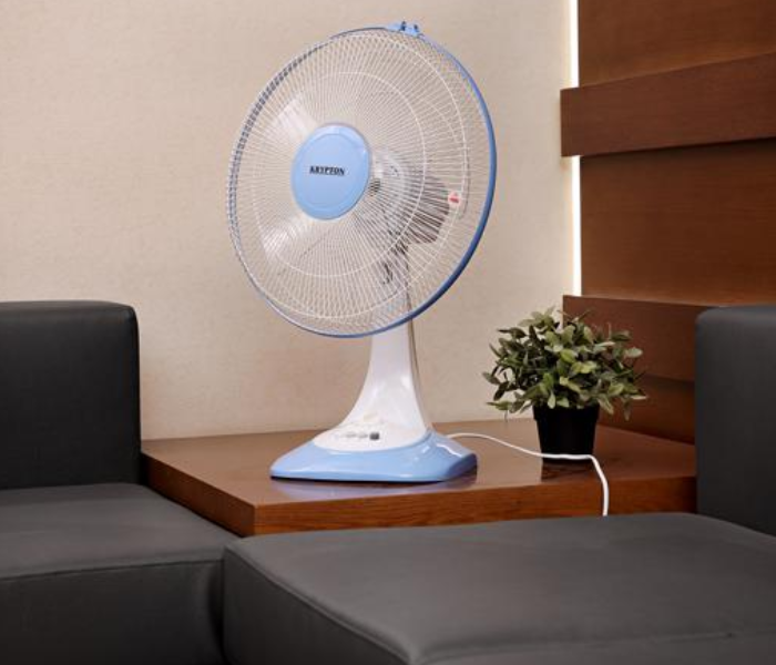 Krypton KNF6026 16-inch Table Fan - White 5 in UAE