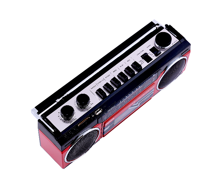 Geepas GCR13011 Radio Casset Recorder - Red & Black 2 in UAE