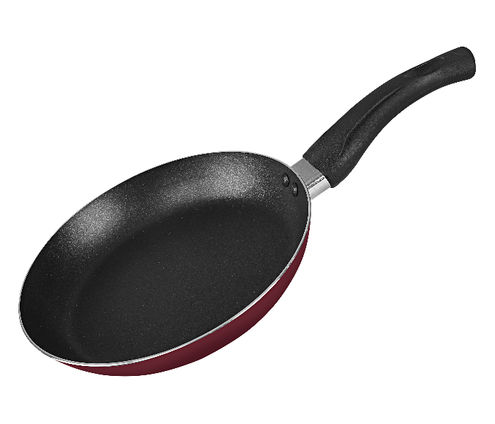 Royalford RF2952 26cm Non-Stick Fry Pan with Lid - Red 4 in UAE