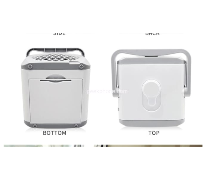 Mini Cooler Air Purifier Portable 3 in 1 Humidifier Fragrance Diffuser for Home and Personal Space - White 3 in OMAN