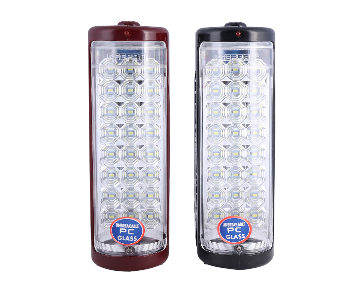 Geepas GE5566 2 in 1 24 Piece Rechargeable LED Emergency Lantern - Black and Purple 2 in KSA