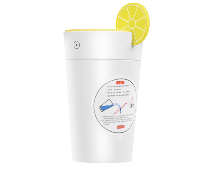 Generics LH01 Portable Lemon Cup Shaped Cool Mist USB Air Humidifier - White 1 in UAE