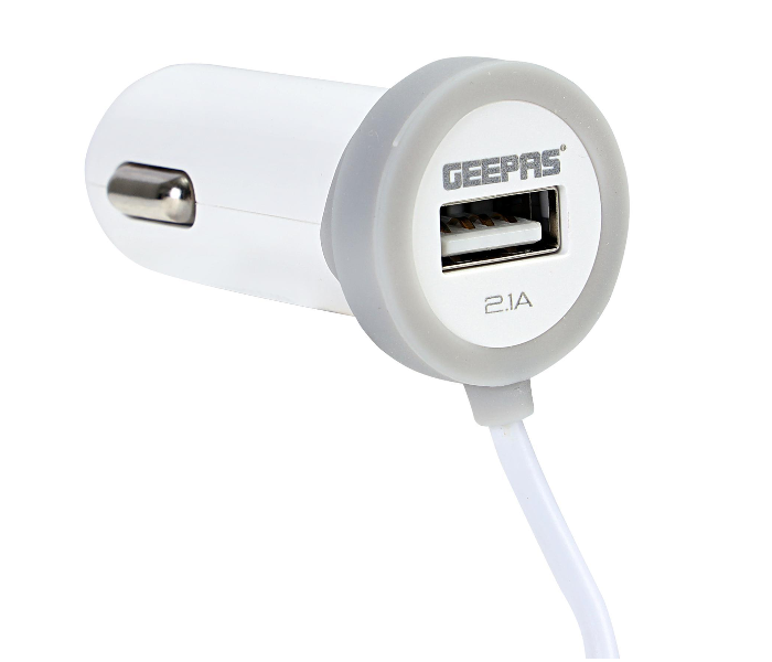 Geepas GCC1958 Car Charger - White 4 in UAE