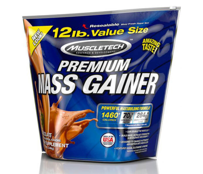 MuscleTech 12 lbs Premium Mass Gainer - Chocolate 1 in UAE
