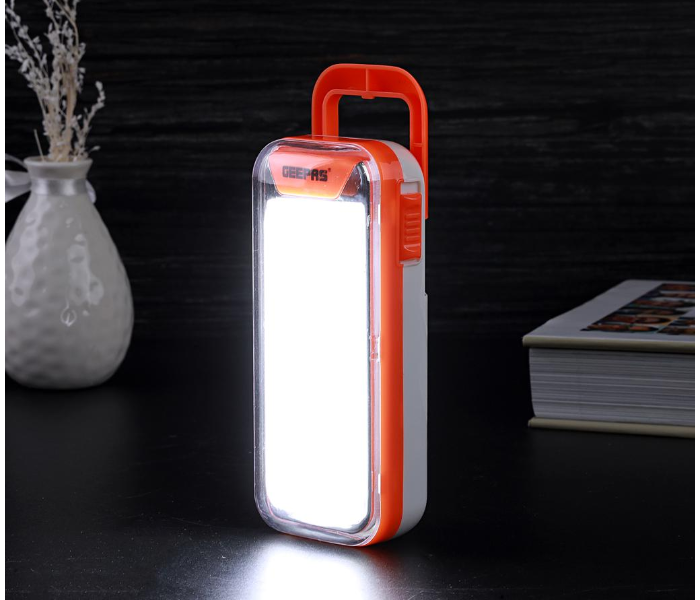 Geepas GE53024 Rechargeable LED Lantern - White and Orange 7 in UAE