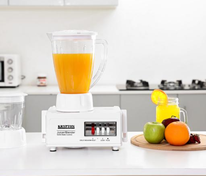 Krypton KNB6021 4 in 1 600W Juicer & Blender with Powerful Motor - White 5 in UAE