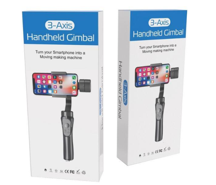Zoom GimPro 3-Axis TikTok Stabilized Handheld Gimbal For Smartphone - Black 2 in OMAN