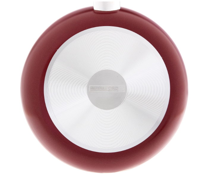 Royalford RF1261FP24 24 3 Layer Non Stick Fry Pan - Red 4 in UAE