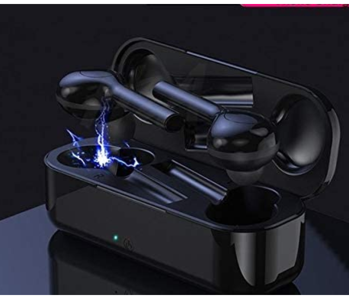 New TW08 TWS 5.0 Mini Wireless Sports Headset with Charge Box - Black 1 in UAE