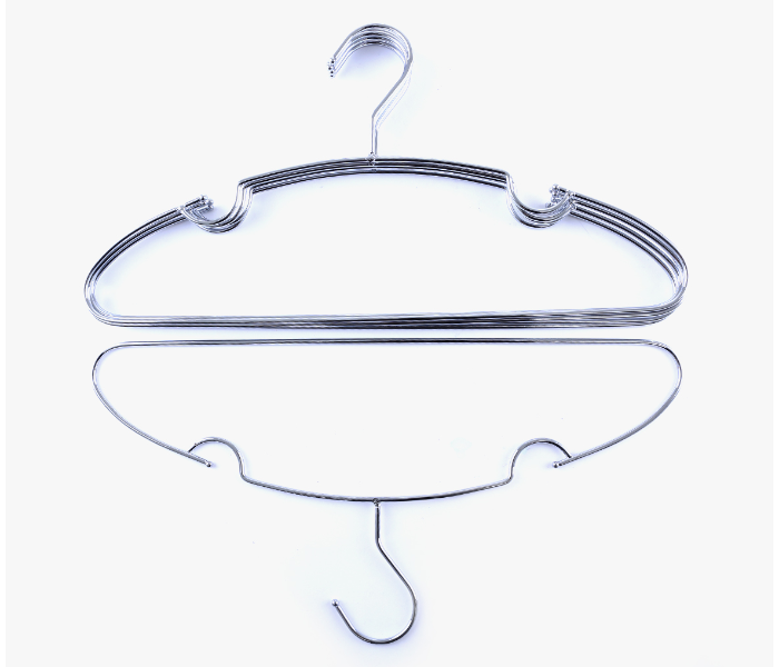 Royalford RF2575 6 Piece Metal Hanger Set - Silver 3 in UAE