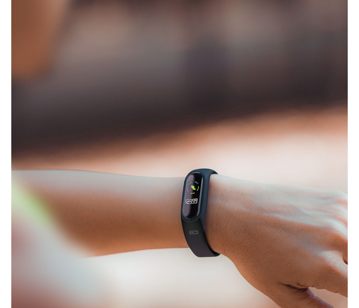 Blue Digit iBrace 08 Smart Band - Black 2 in UAE