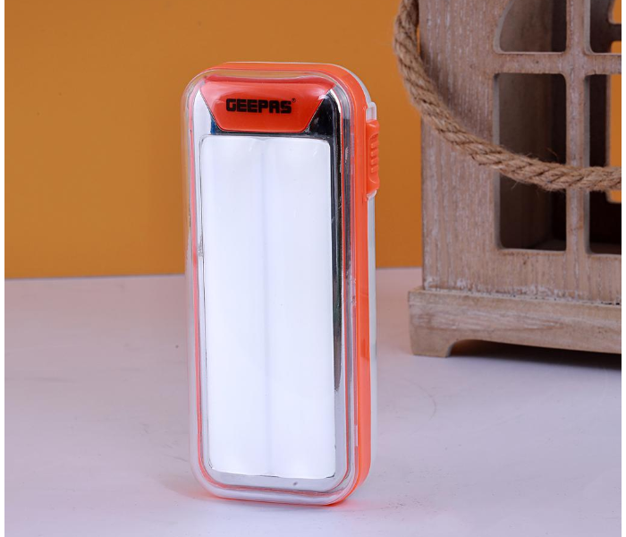Geepas GE53024 Rechargeable LED Lantern - White and Orange 6 in UAE