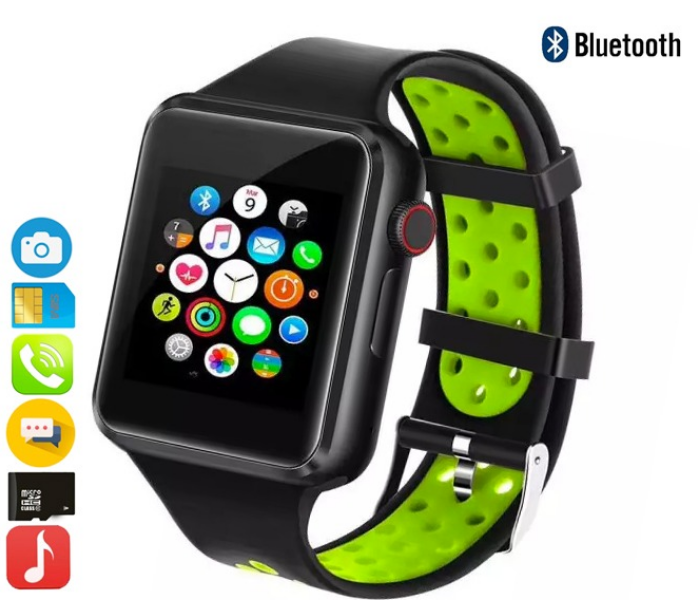 ZEN C-5 Mobile Smart Watch with Memory and Sim Card Slot -Green 1 in UAE