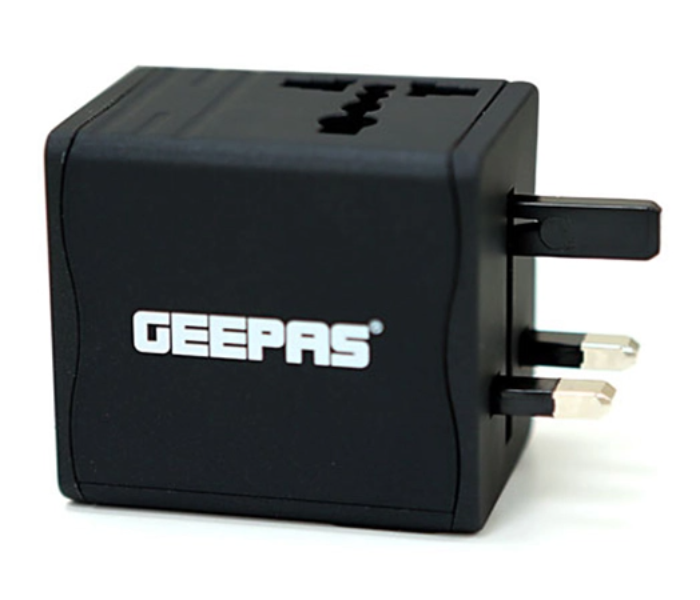 Geepas GA58020 Universal USB Adapter - Black 1 in OMAN