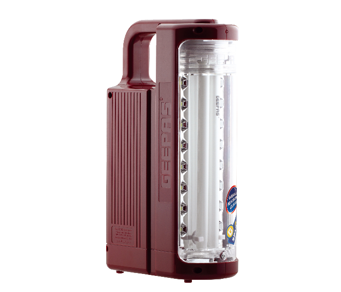 Geepas GE1750 20 LED Rechargeable Emergency Lantern - Brown 1 in UAE