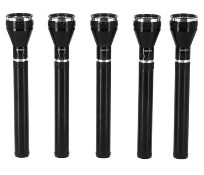 Krypton KNFL5089 5-in-1 Rechargeable LED Flashlight & Unbreakable - Black 1 in UAE