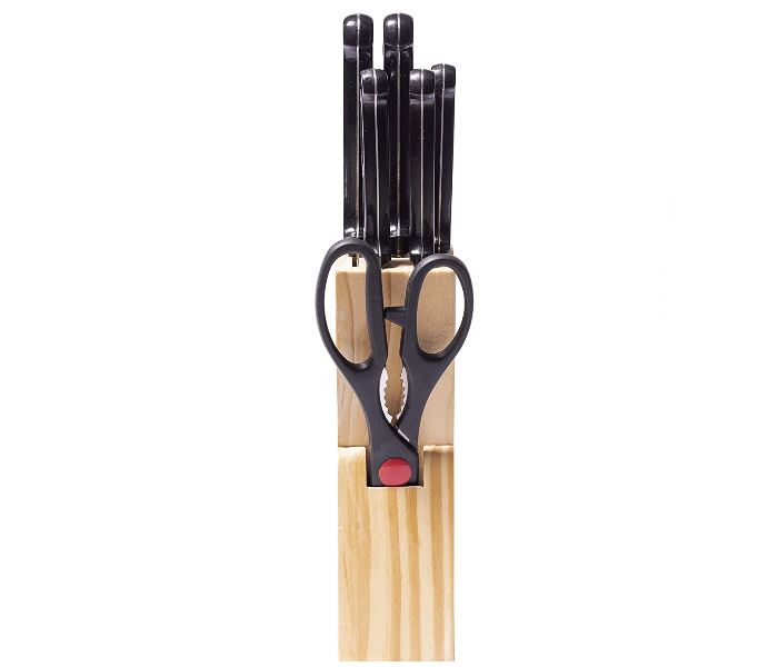 ROYAL KIT 7 Pieces Cutlery Set with Wooden Stand 2 in UAE
