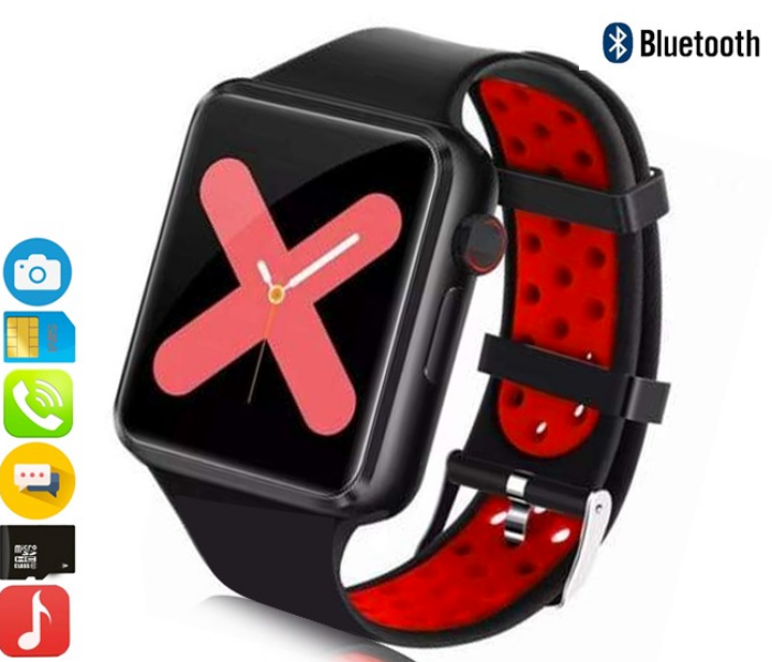 ZEN C-5 Mobile Smart Watch with Memory and Sim Card Slot -Red 1 in UAE