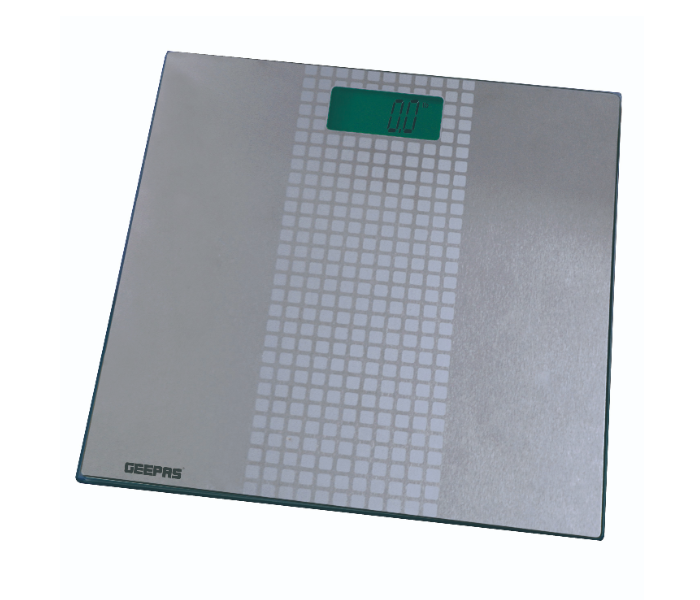 Geepas GBS4214 Digital Weighing Bathroom Scale - Silver 1 in UAE