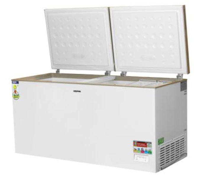 Geepas GCF55019WAH 550 Litre Double Door Chest Freezers - White 1 in UAE
