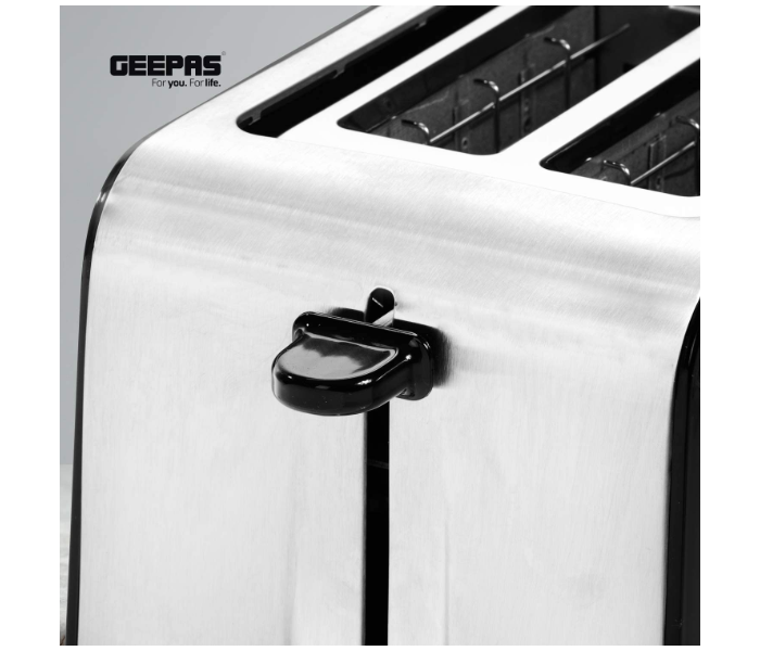Geepas GBT36513UK 850W 2 Slice Bread Toaster with Slide Out – Black and White 7 in UAE