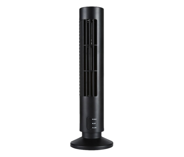 Generic 2128411 USB Electric Tower Fan Black 1 in UAE