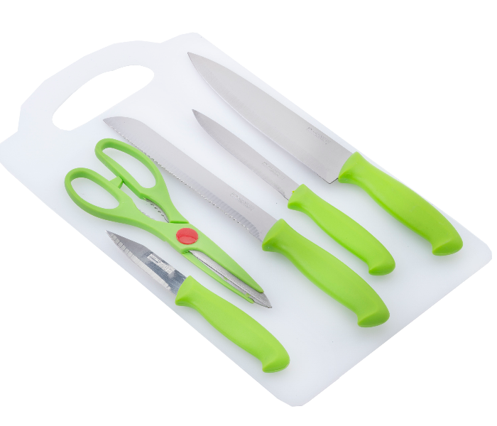 RoyalFord RF4191 5 Pieces Knife Set - Green 2 in UAE