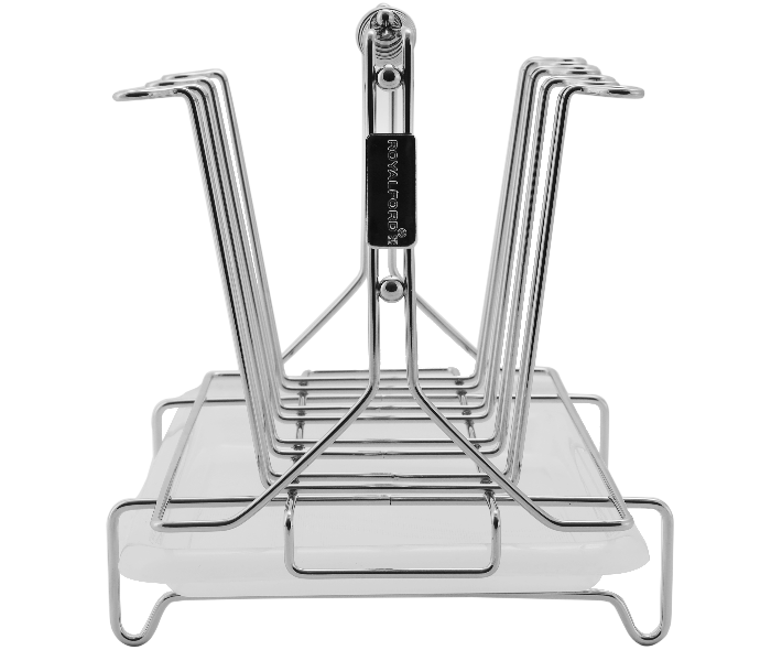 Royalford RF1155GH 8 Glass Holder - Silver 4 in UAE