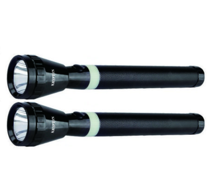 Krypton KNFL5025 2-in-1 Rechargeable LED Flashlight - Black 2 in UAE