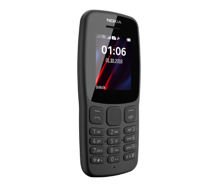 Nokia 106 Dual Sim Mobile Phone - Black 1 in OMAN