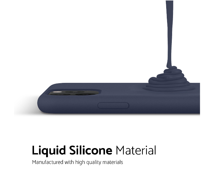 IQ Silicone Case Protector for Apple iPhone 11 Pro Max - Midnight Blue 5 in UAE