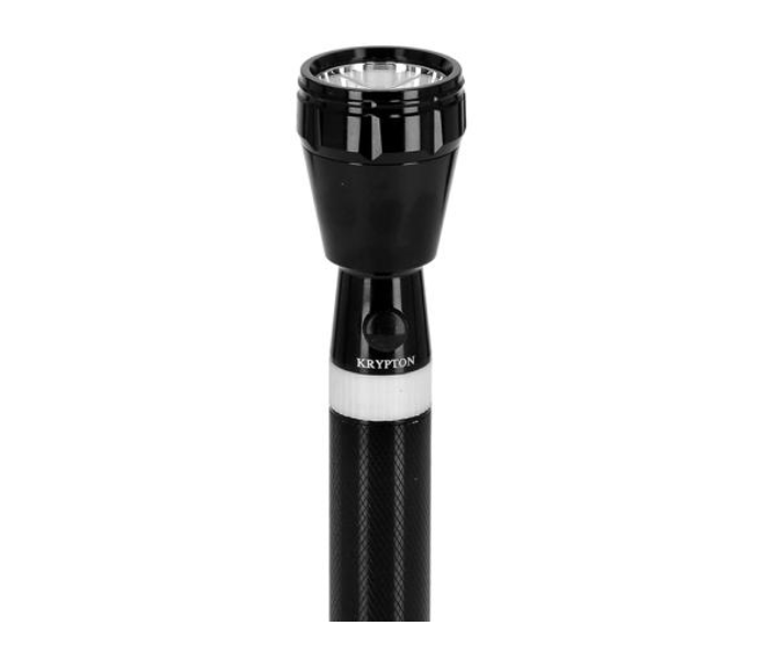 Krypton KNFL5153 2SC Rechargeable LED Flash Light - Black 4 in OMAN